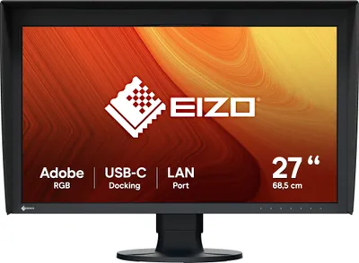 Produktbild von EIZO ColorEdge CG2700S, 68,6 cm (27"), 2560 x 1440 Pixel, Quad HD, LCD, 19 ms, Schwarz