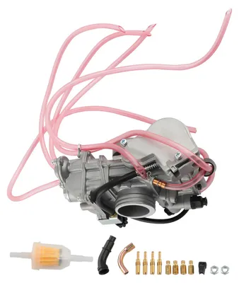 Image de Carburateur pour moto - Carburateur complet - Compatible avec les modèles WR250, WR250F et YZ250F de 2001 à 2013 - Pour moto de cross et d'enduro - Pièce de rechange