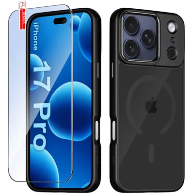 Produktbild von iPhone 17 Pro CASE für MagSafe MATT Magnetisch PREMIUM + Glas 9H