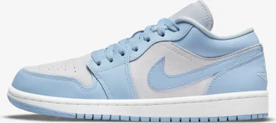 Image de Nike Air Jordan 1 Low "Football Grey Aluminum" bleu/gris, taille : 39