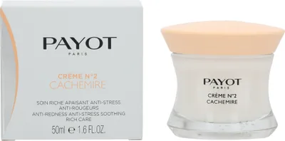 Productafbeelding van Payot Crème No.2 Cachemire: Verzachtende, rijke crème die roodheid vermindert en stress tegengaat
