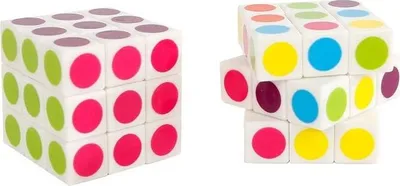 Obrázok produktu pre Hlavolamová kocka mini 3x3x3 s bodkami