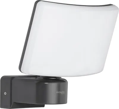Produktbild von Oktaplex Cali LED Strahler warmweiß 3000K 2200lm 30W Außenleuchte IP65 Außenwandleuchte anthrazit
