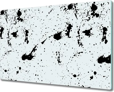 Produktbild von Glas Schneidebrett Herdabdeckplatten Schneideplatten - 80x52 cm - weiß und schwarz