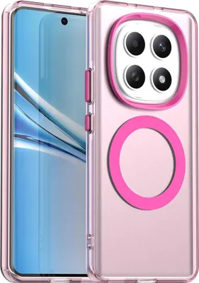 Obrázok produktu pre Pre Xiaomi Redmi Note 15 5G / 4G Candy Design Magsafe PC Hybrid TPU puzdro ružové