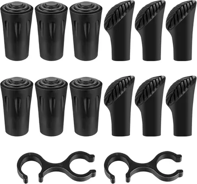 Produktbild von Gummipuffer für Nordic Walking Stöcke, 14 Stück, 11 mm, rutschfest für Wandern