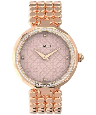 Obrázek produktu pro Dámské hodinky Timex TW2V02800 CYRKONIE růžové zlato
