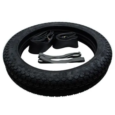 Obrázek produktu pro Sada pneumatik Kenda 2x 2,75-17 2,75 x 17 palců 41P TT K254 + duše + ráfek