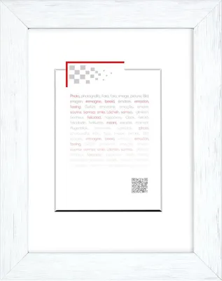 Zdjęcie produktu dla CEANOTHE Karma – ramka drewniana 13 x 18 cm, biała