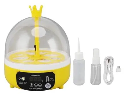 Mini-Eierinkubator, automatisch, transparent, leise, 4 Eier
