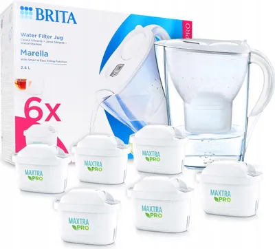 Obrázek produktu pro Filtrační konvice na vodu BRITA Marella Maxtra + 6 kazet
