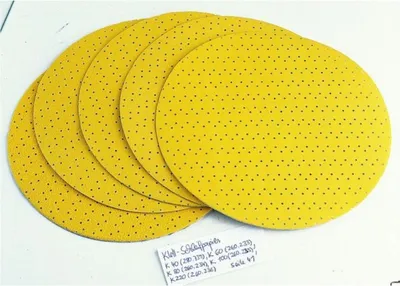Immagine prodotto di Flex Klett-Schleifpapier rund Schleifpapier perforiert D225 PF-P120 VE25  282405