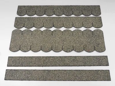 Produktbild von 2 Sets Dachschindeln Biberschwanz (33 mm + 30 cm lang) grau