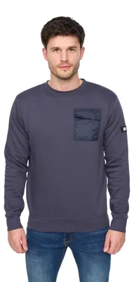 Immagine prodotto di Duck and Cover - Felpa da uomo con scollo rotondo "Trentforth" BG2001 (S) (blu navy scuro)