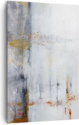 Produktbild von Bild auf Leinwand - Leinwandbild - Einteilig - Abstraktion weiß verschwommen - 80x120cm - Wand Bild - Wandbilder - Leinwanddruck - Wanddekoration - Leinwand bilder - Wandbild - PA80x120-4535