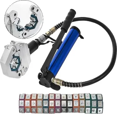 Zdjęcie produktu dla Prasa hydrauliczna do węży, zdejmowany zaciskacz hydrauliczny, pompa aluminiowa