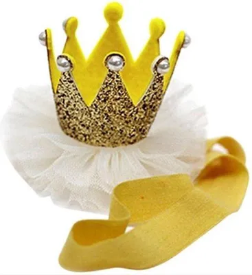 Produktbild von CHPN - Haarband - Haarkrone - Krone - Goldfarben - Mädchen - Haarschmuck - Krone - Geburtstag - Geschenk - Haarschmuck - Accessoires