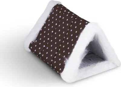 Image de Tunnel pour chat / lit pour chat 2 en 1 marron