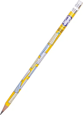 Produktbild von Einfacher HB-Bleistift mit Radiergummi und Astra-Multiplikationstabelle, Box, 206121001