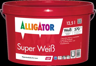 Produktbild von Alligator Super Weiß LEF 12,5L weiß