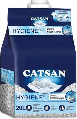 Image de Catsan litière pour chats Catsan Hygiene Plus 20l.