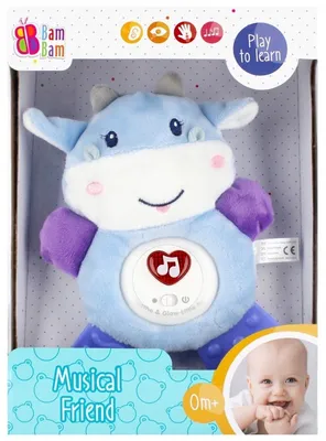 Obrázok produktu pre BamBam Krówka Muzyczna Zabawka Edukacyjna