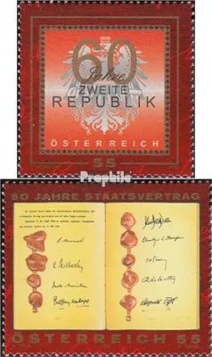 Produktbild von Briefmarken Österreich 2005 Mi 2529-2530 (kompl.Ausg.) postfrisch Staatsvertrag