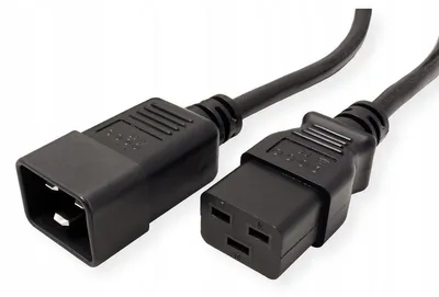 Produktbild von ROLINE Netzkabel IEC320/C19-C20 16A 2m Schwarz