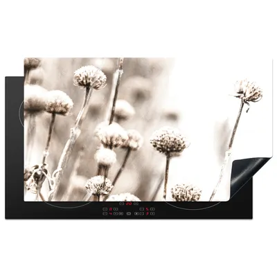 Obrázek produktu pro KitchenYeah® Krycí deska na sporák květiny - rostliny - zátiší - příroda, 90x52cm, dekorace do kuchyně, keramická krycí deska na varnou desku, krycí deska na varnou desku