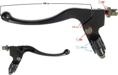 Immagine prodotto di Leva Frizione Con Corpo - Cross, Atv 50-250Ccm