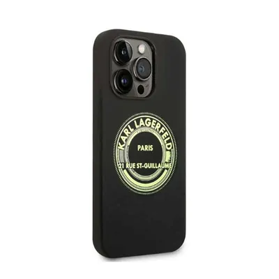 Produktbild von Karl Lagerfeld Klhcp14lsrsgrck Iphone 14 Pro 6.1 Silicone Rsg Handyhülle    One Size