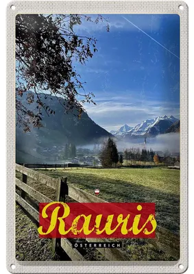 Produktbild von Blechschild Reise 20x30cm Rauris Tal Österreich wandern Natur
