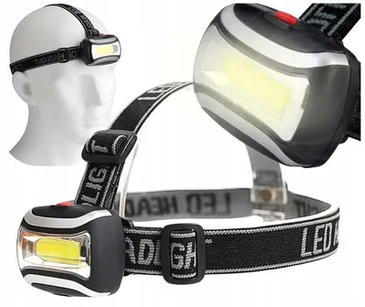 Produktbild von LED Stirnlampe Batteriebetrieben Verstellbare Kopflampe Outdoor