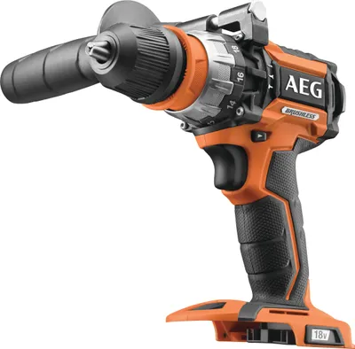 Zdjęcie produktu dla AEG BSB 18CBL-0, Wiertarka pistoletowa, Bezszczotkowy, Czarny, Pomarańczowy, 1,3 cm, 2100 RPM, 4,5 cm