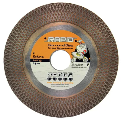 Zdjęcie produktu dla Diamentowa tarcza tnąca Rapid 125x10x22,2 mm M08703