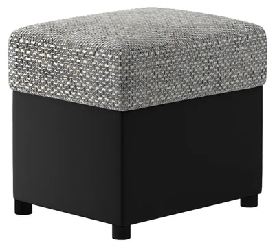 Immagine prodotto di Sgabello con vano contenitore EVREN 2 - grigio chiaro / nero