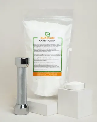 Produktbild von 100 g AAKG Pulver | Aminosäuren | Arginin Alpha-Ketoglutarat | L-Arginin AKG