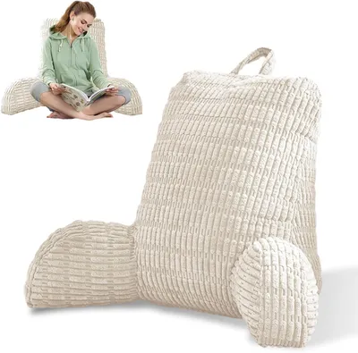 Immagine prodotto di Cuscino da lettura con schienale, ergonomico, 80 x 55 cm, ideale per letto e divano