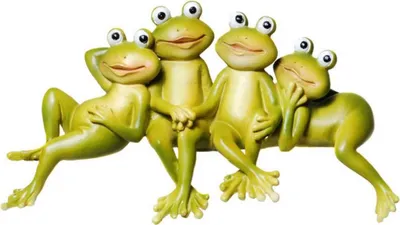 Produktbild von Kantensitzer Frosch 4er-Gruppe