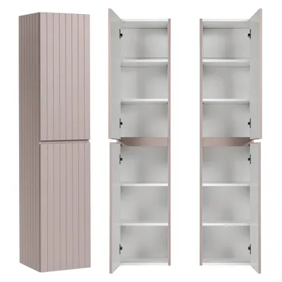 Produktbild von Hochschrank Badezimmer IRAKLIO-56-ROSE altrosa B/H/T ca. 35/160/33 cm