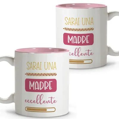 Mok 'Du wirst eine Mutter sein' – Keramikbecher 330 ml, Geschenk