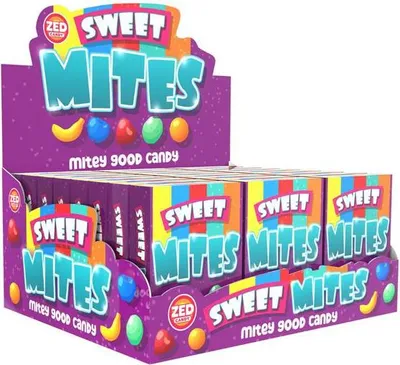 Zdjęcie produktu dla Zestaw słodkich torebek Zed Candy Milben (24 sztuki)