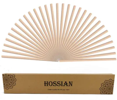 50 Holz-Diffusersticks, 25 cm, für Aromaöle, Aromatherapie