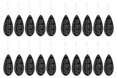 Produktbild von 20 Stück Nadeleinfädler, DIY-Kunststoffmaterial, zuverlässig, robust, tragbar, schwarz, Stickerei-Einfädler-Werkzeug für den Haushalt