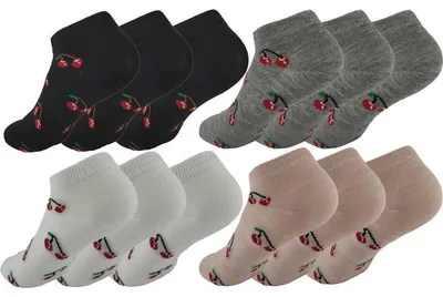 Produktbild von 12 Paar Kinder Sneaker Socken Baumwolle, 12 Paar, Mix1 23-26