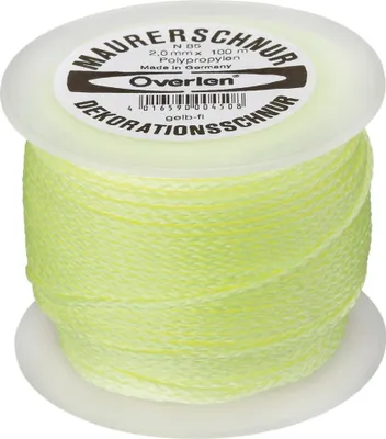 Produktbild von Pflastererschnur L.100m D.2mm 60kg PP gelb