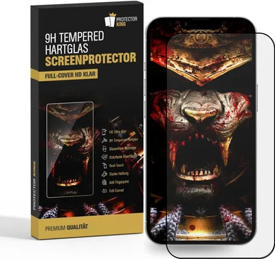 Produktbild von 3x 9H Panzerglas für iPhone 16e FULL COVER HD KLAR echtes Tempered Glass Panzerfolie Displayschutz Schutzglas Hartglas Schutzfolie Screen-Protector