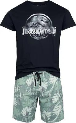 Produktbild von Jurassic Park Schlafanzug Herren Jurassic World multicolor M