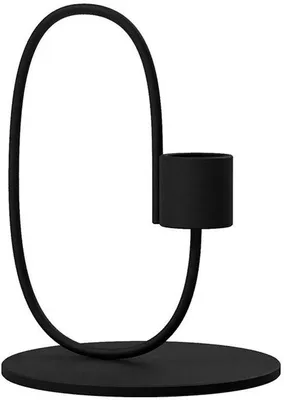 Immagine prodotto di Portacandele neri, acciaio inossidabile, 10 cm