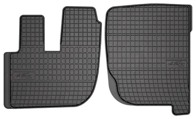 Produktbild von Gummi-Fußmatten Vorne für DAF LF 2002- – 2-tlg, Schwarz, passgenau – Wielganizator SolidPRO